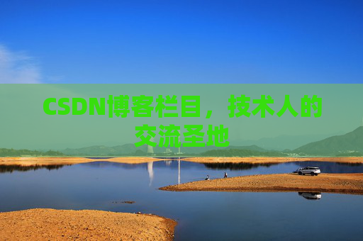 CSDN博客栏目，技术人的交流圣地